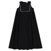 Ribbon Trim Maxi Dress