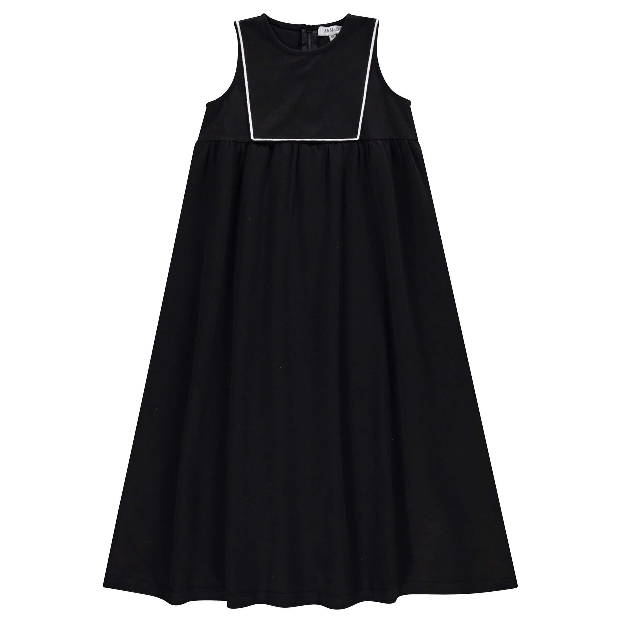 Ribbon Trim Maxi Dress