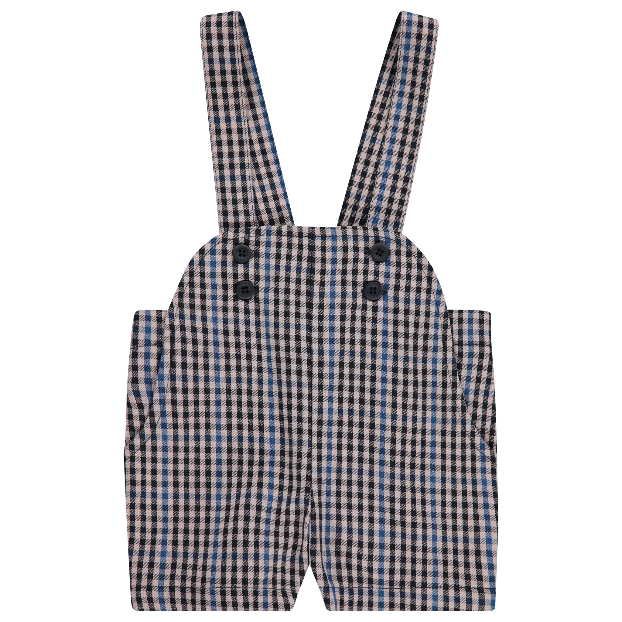 Plaid Suspender Jumper