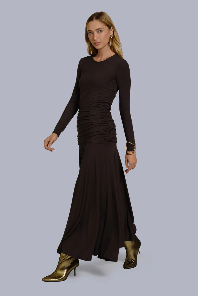 Drop Waist Maxi Dress Black