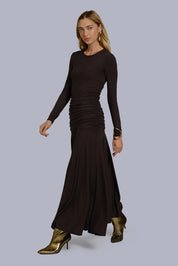 Drop Waist Maxi Dress Black