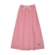 Teela Pink Seersucker Maxi Skirt