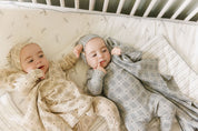 Cotton Floral Plaid Collection - Footie