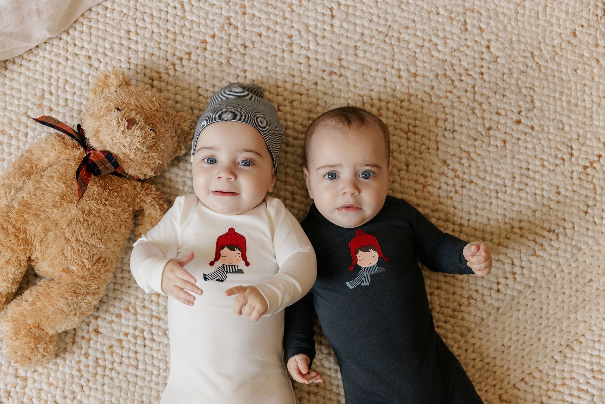 French Terry Autumn Kids Collection - Footie