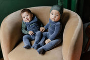 Velour Plaid Bear Collection - Footie