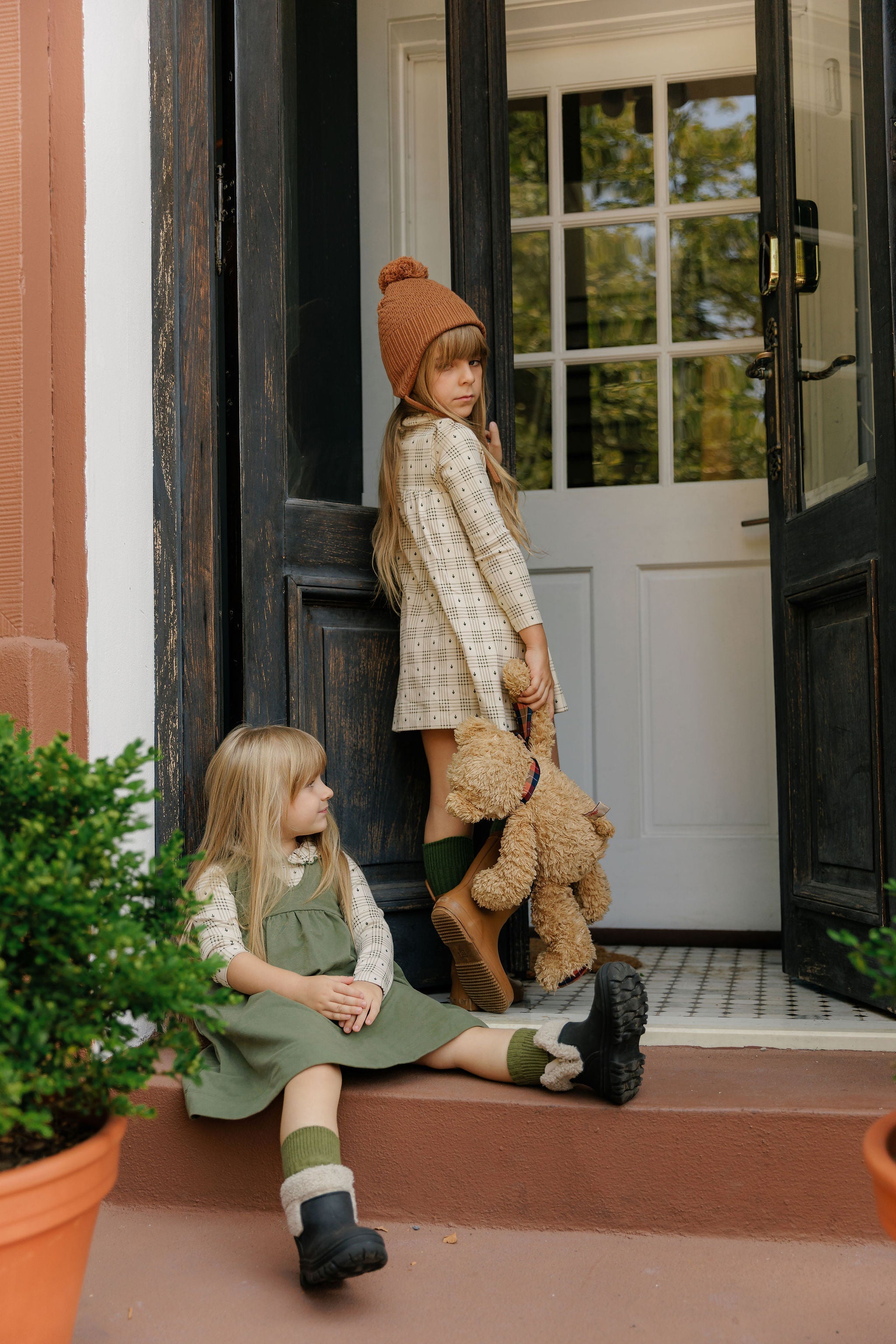 Cotton Floral Plaid Collection - Jumper
