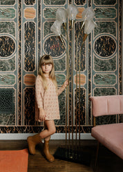 Cotton Floral Plaid Collection - Dress