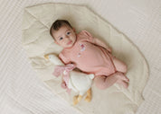 Girls Romper – Pink – Cross Stitch Duckling