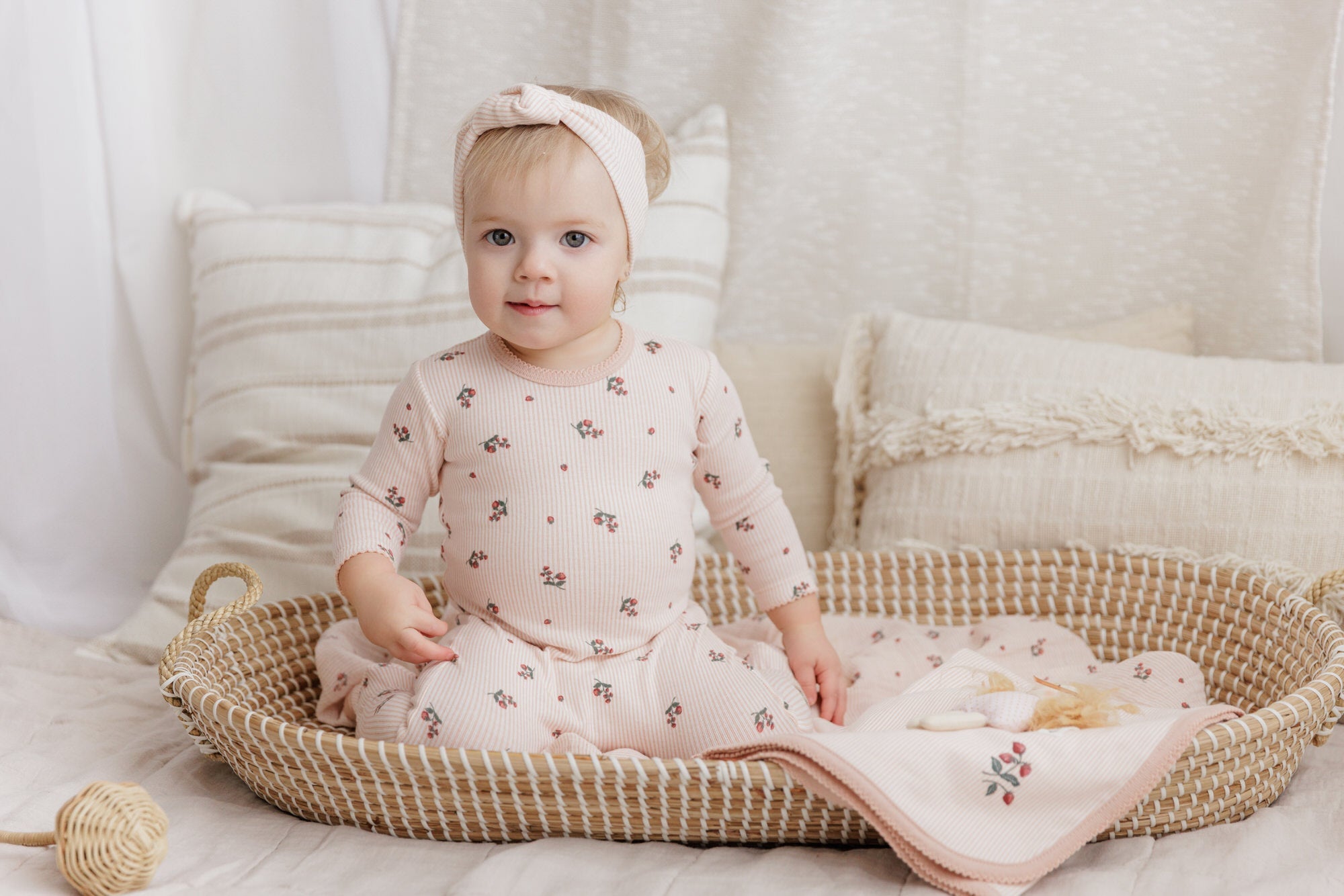 Berry Collection - Footie + Bonnet