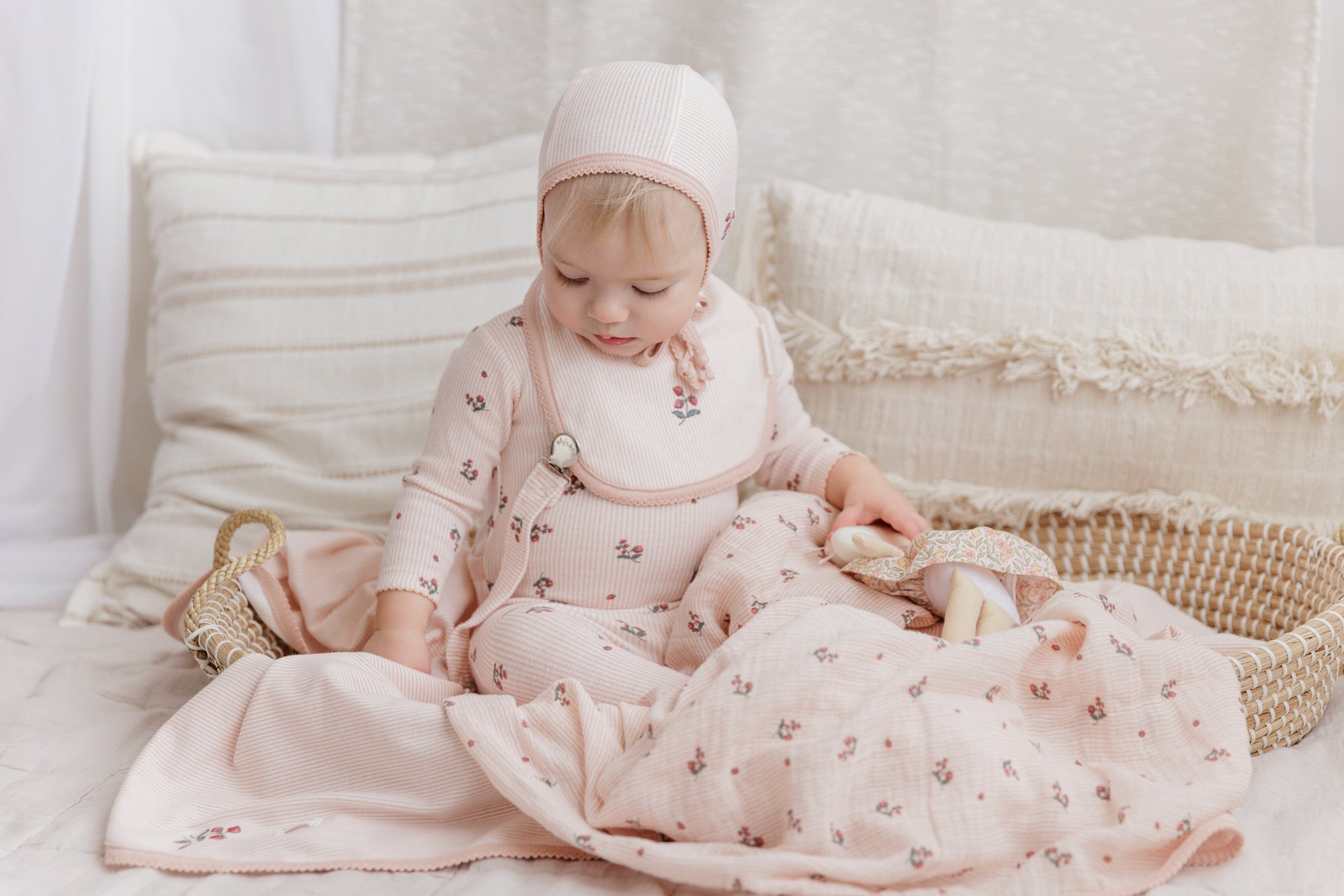 Berry Collection - Footie + Bonnet