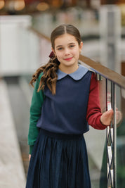 PETER PAN COLOR BLOCK SWEATSHIRT