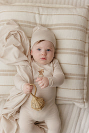 French Terry - Bear Collection - Footie+Beanie