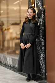 PINSTRIPE WRAP JUMPER