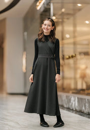 PINSTRIPE WRAP JUMPER