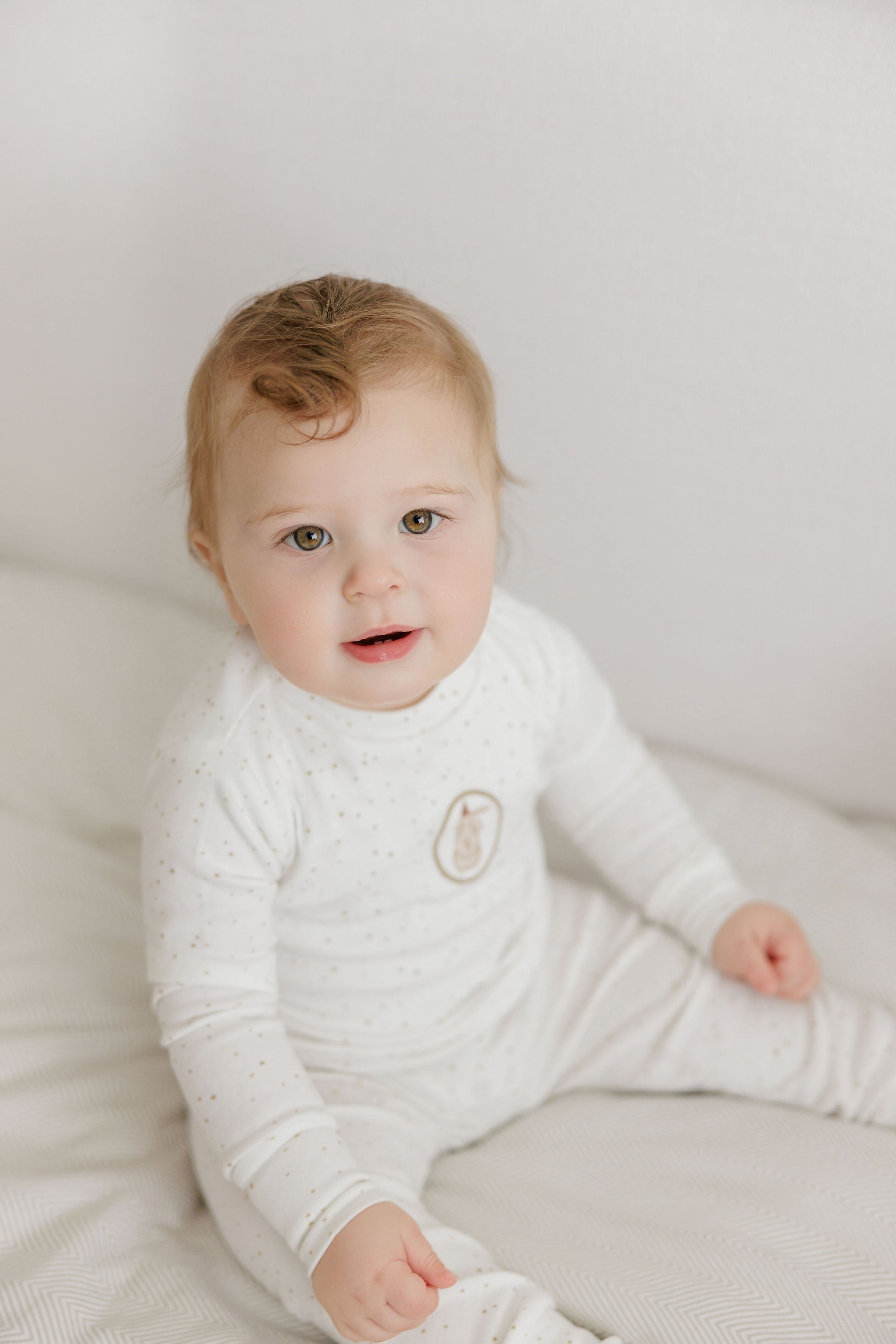 Boys Pajamas – Ivory Tan – Speckled Bunny