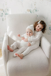 Boys Pajamas – Ivory Tan – Speckled Bunny