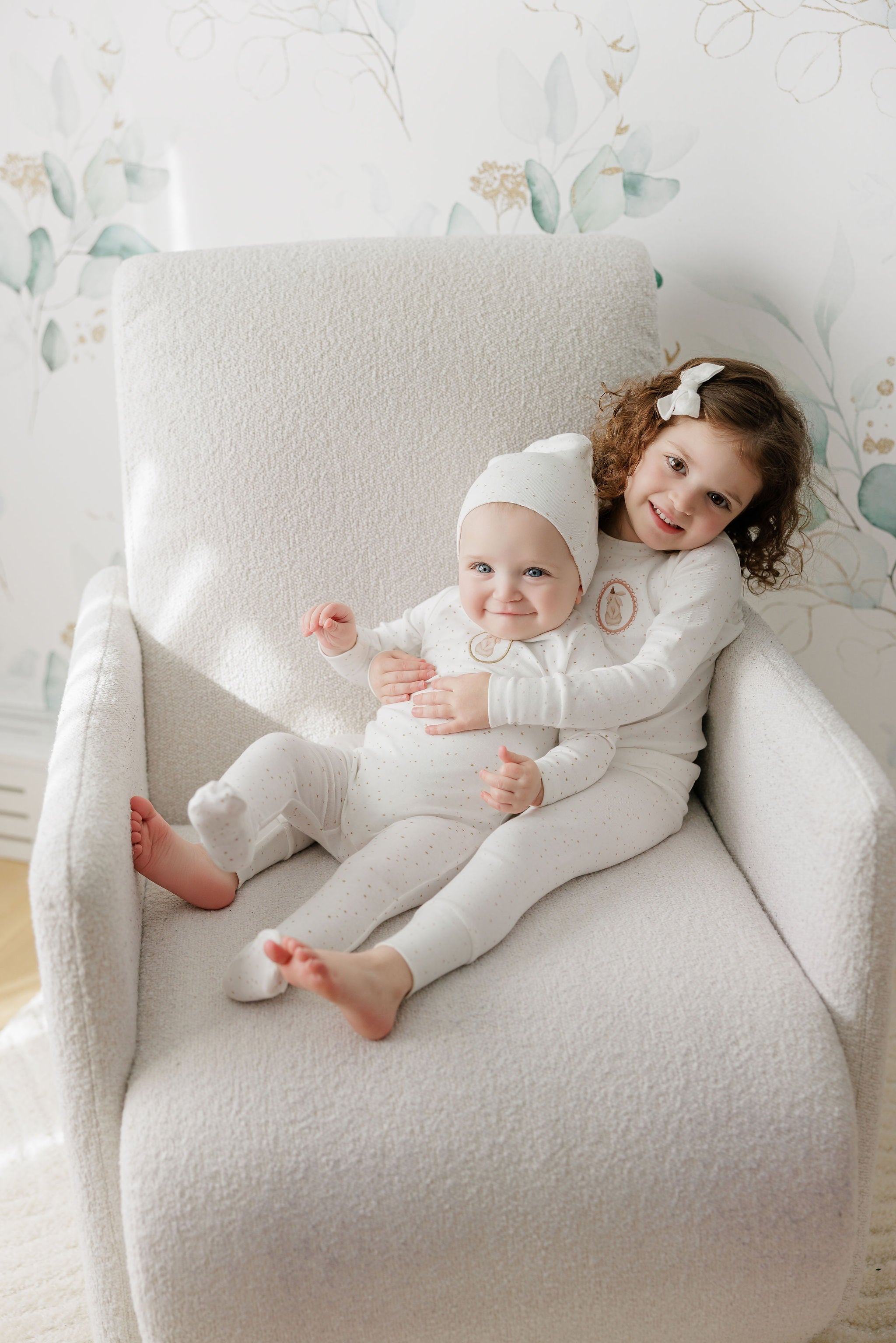 Boys Pajamas – Ivory Tan – Speckled Bunny