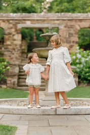 FLORAL PLEAT BABY SET