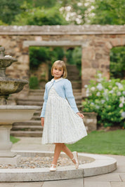 BLUE BOLERO CARDIGAN