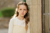 YELLOW SMOCKED JUMPER