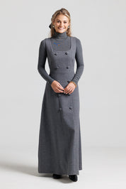 Double Breasted Jumper - Grey