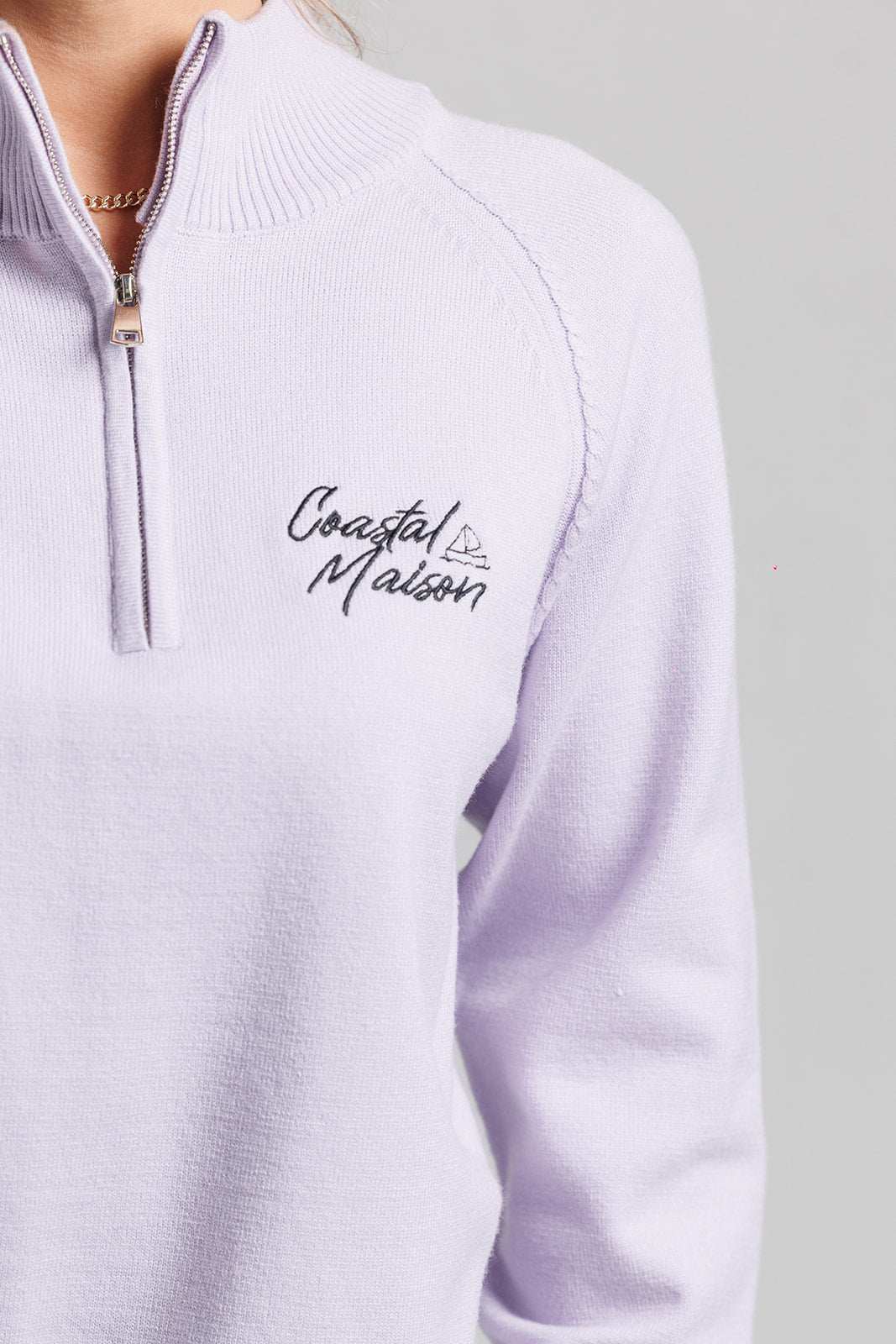 Coastal Sweater - Lavender