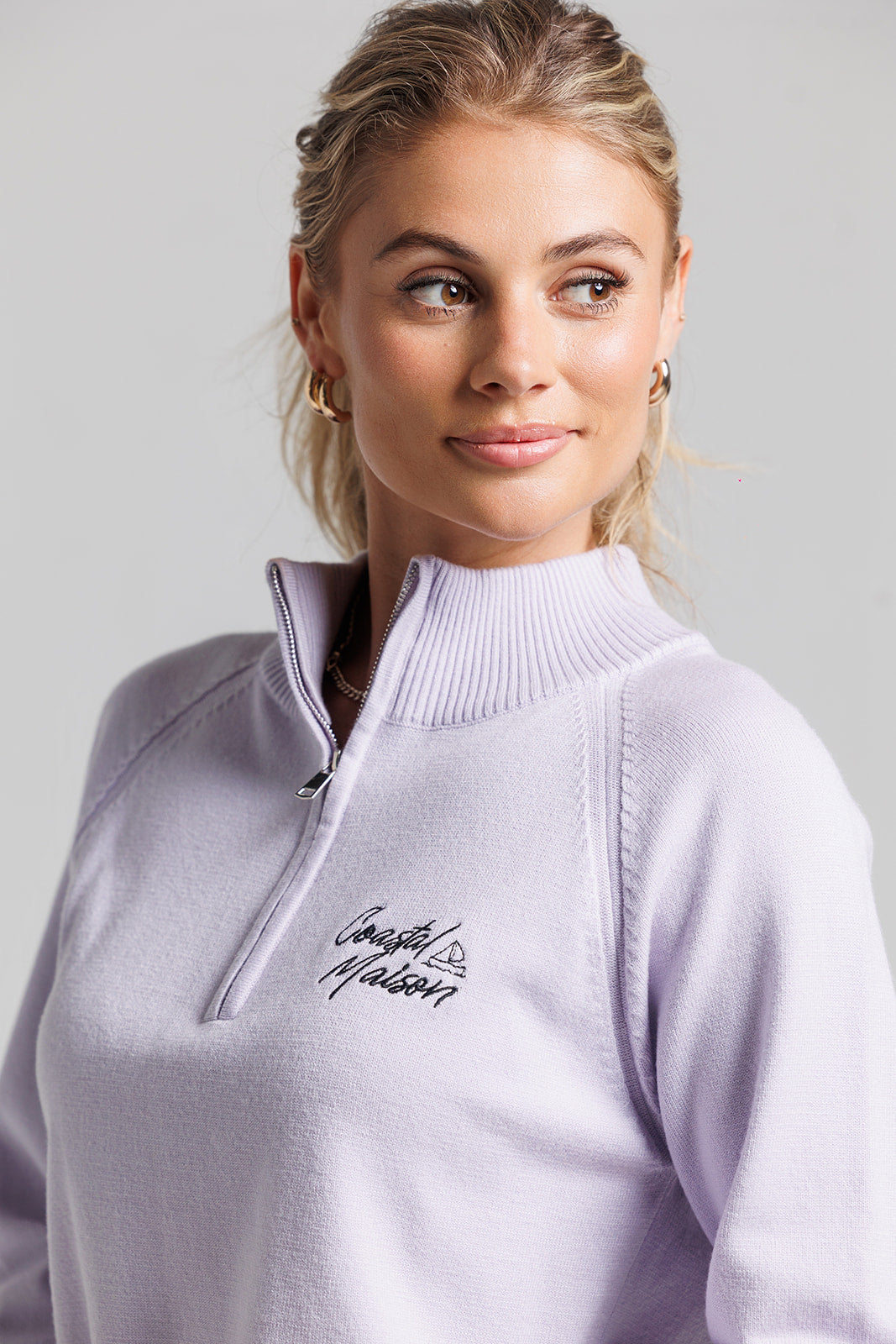 Coastal Sweater - Lavender