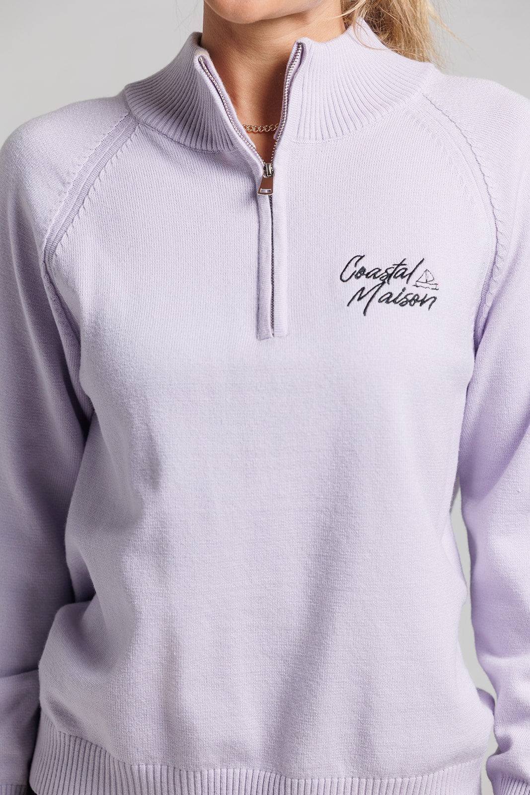 Coastal Sweater - Lavender