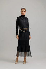 Black Shimmer 2-Piece Set