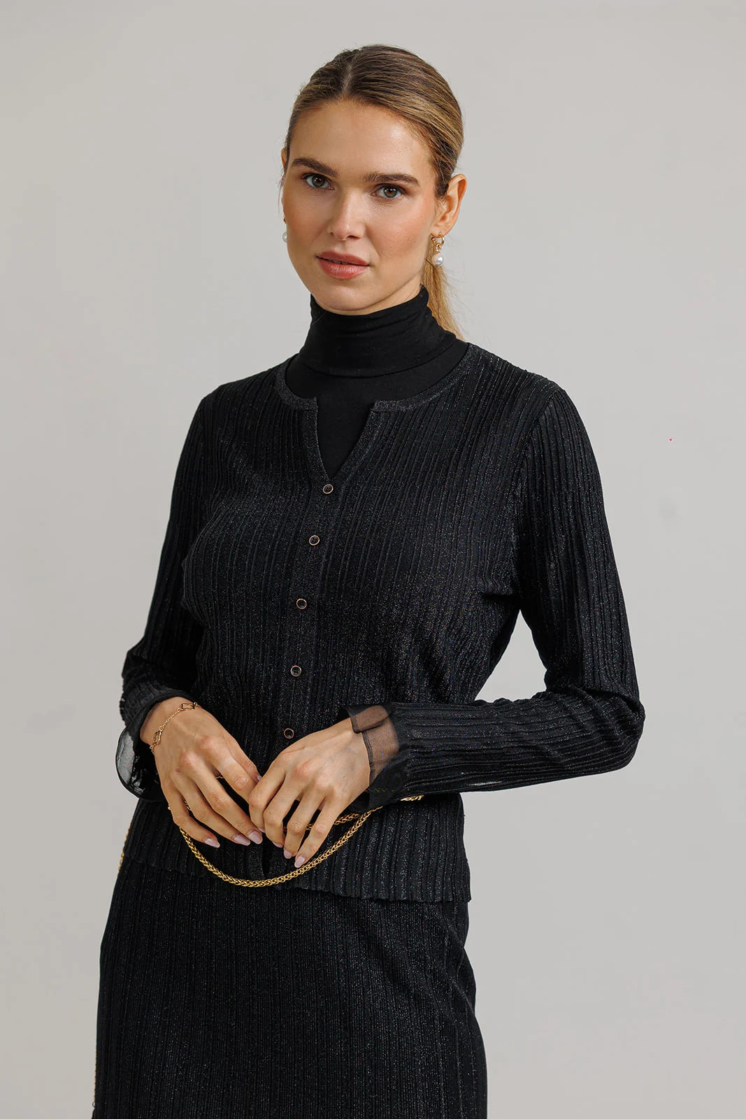 Black Shimmer 2-Piece Set