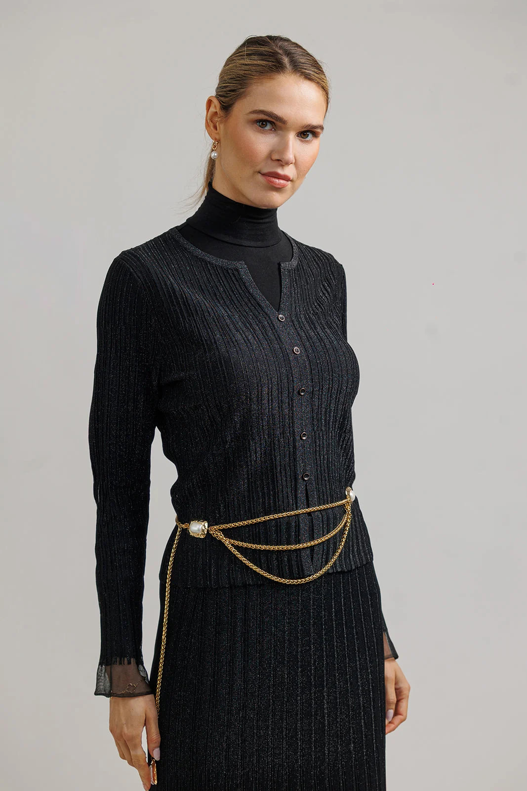 Black Shimmer 2-Piece Set