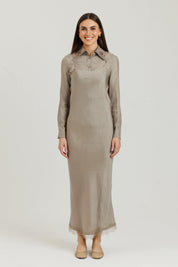 Lace Slip Jumper Stone