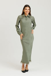 Embroidered Blouse Sage Green