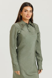 Lace Jumper Sage Green