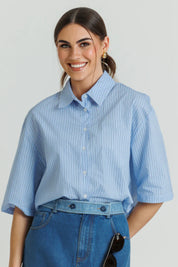 Striped Shirt Blue