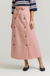 Trench Skirt Pink