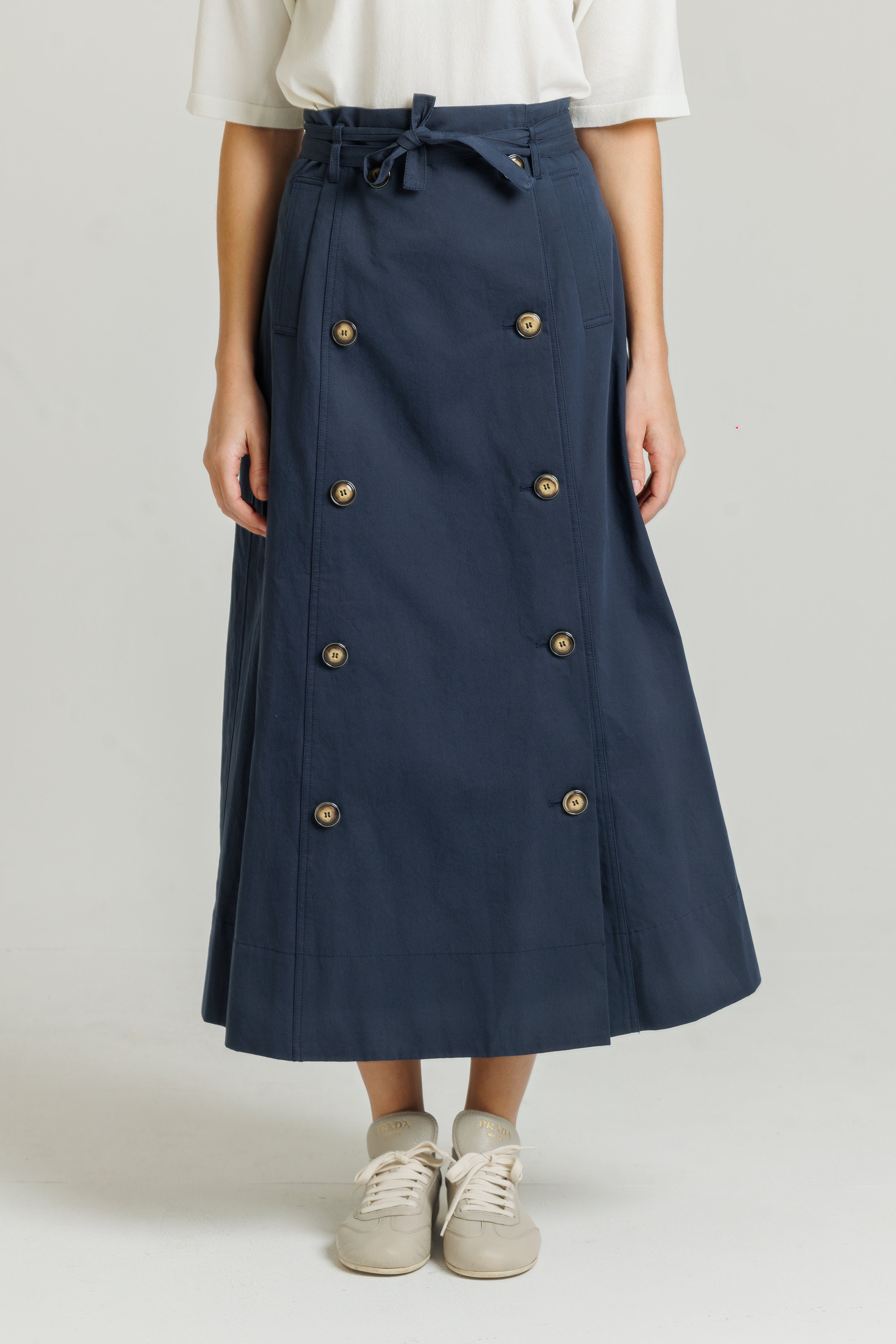 Trench Skirt Navy