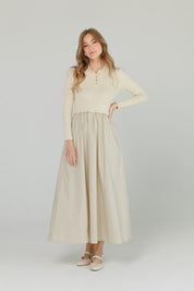 Cream Polo Maxi