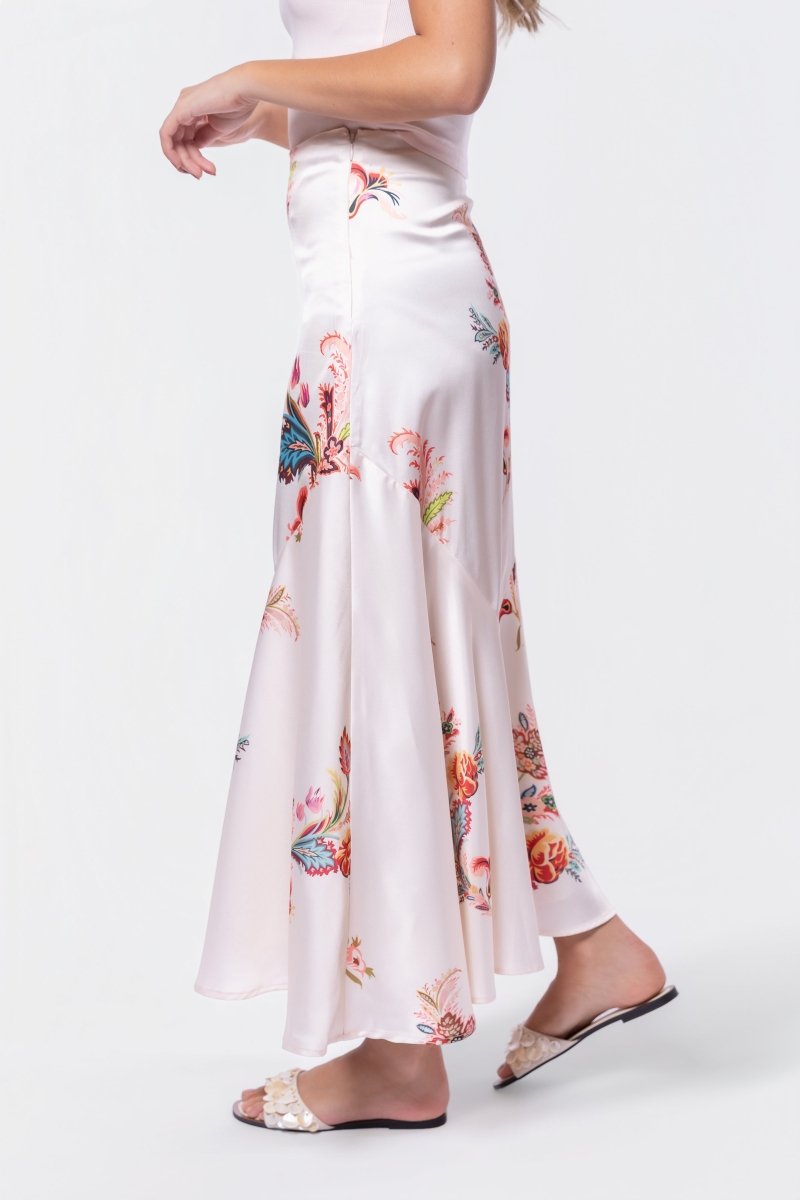 Rachel Skirt (Ivory Pattern)