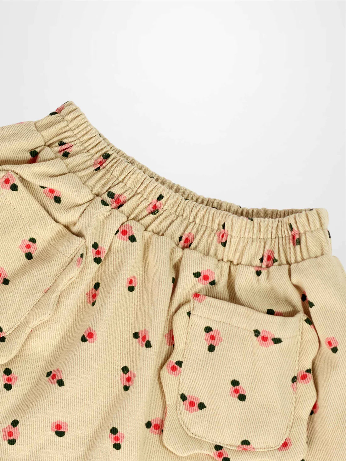Tan Floral Skirt