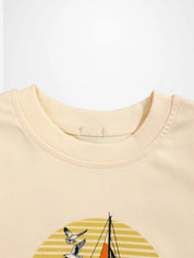 Golden Sail Shorts Set