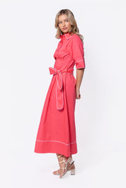 Logan Dress (Coral Pink)