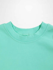 Thin Ribbed T-Shirt - Mint Green