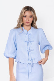 Molly Top (Light Blue)