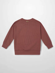 Embossed Logo Sweatshirt - Brick