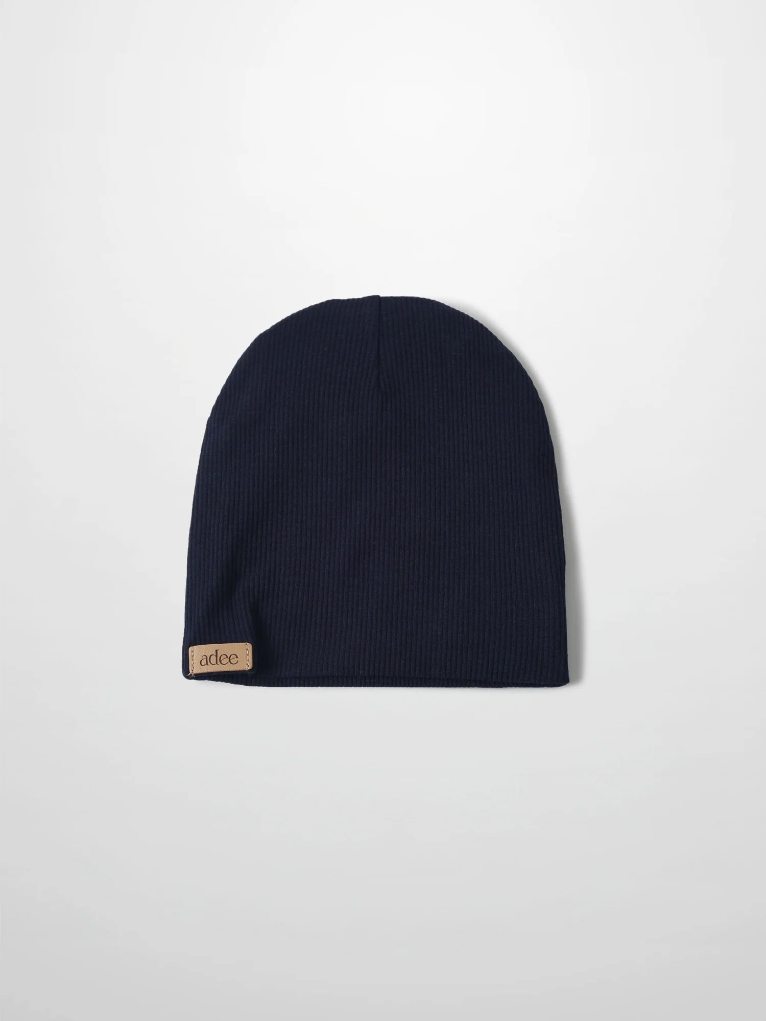 Mock Neck Beanie - Navy