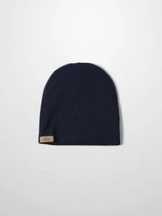Mock Neck Beanie - Navy