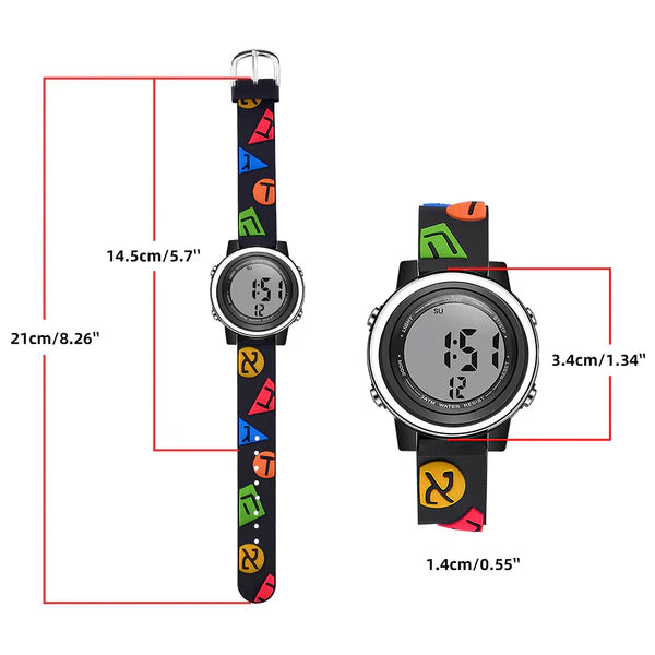 Ovvel Boys Digital Wristwatch with Many Features - Aleph Beis