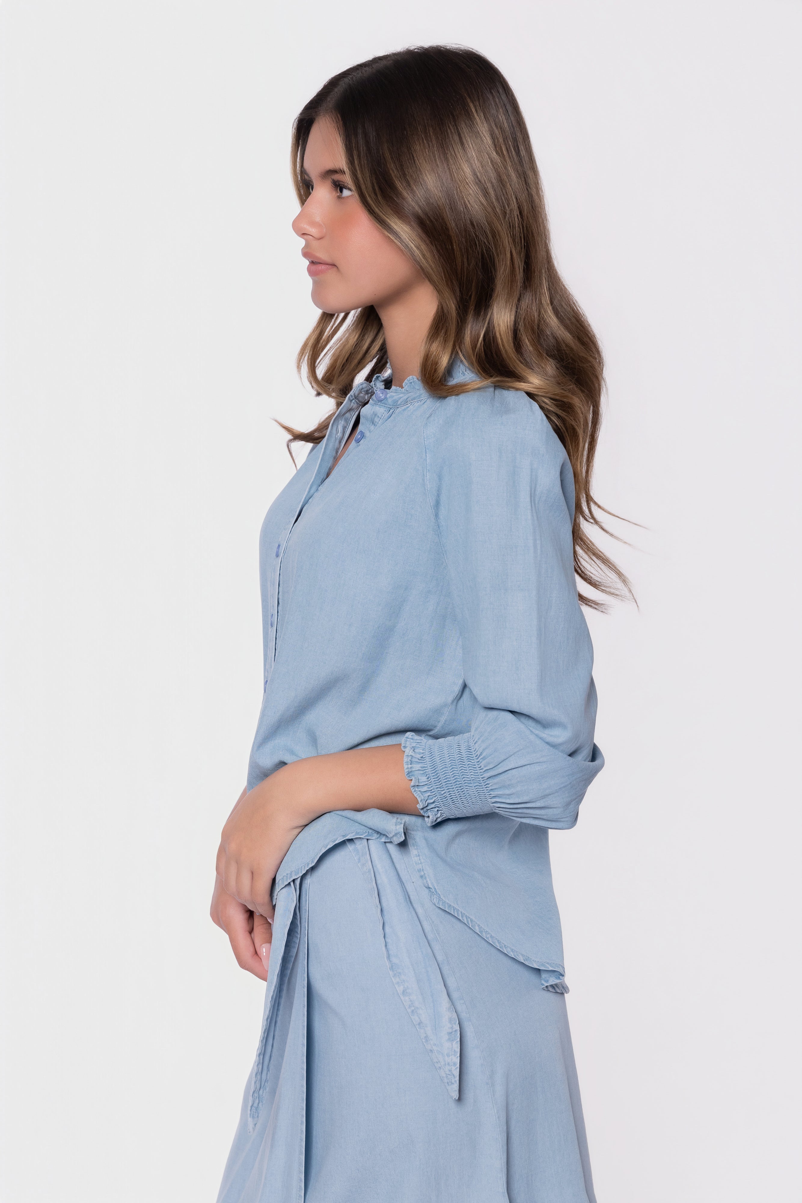 Elia Top (Chambray)