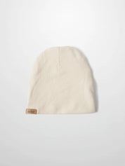 Mock Neck Beanie - Ivory